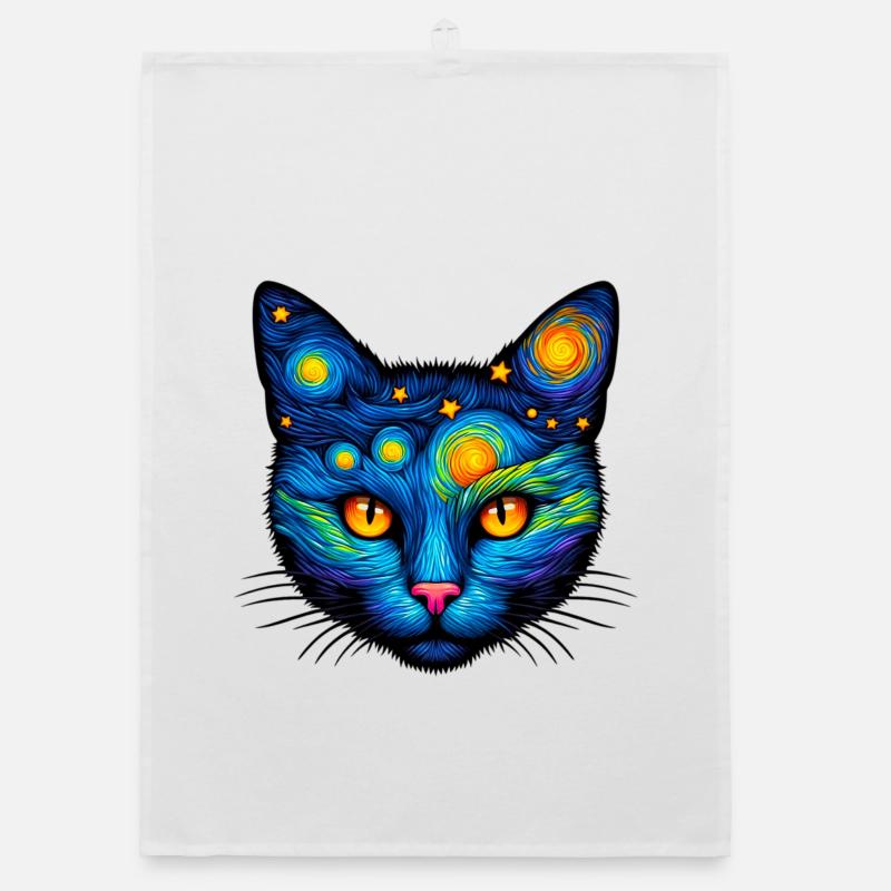 Katze Organic Geschirrtuch