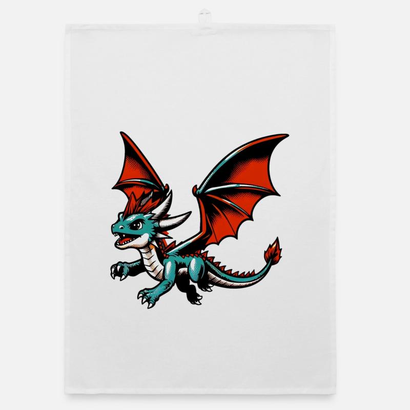 Drache Organic Geschirrtuch