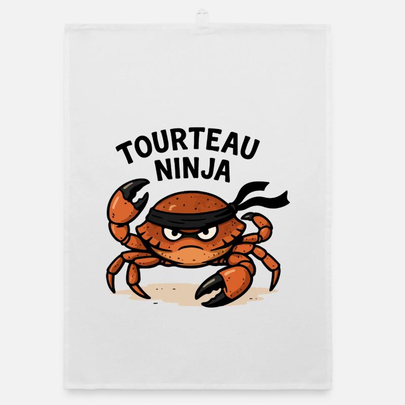 Ninja Crab Organic dish towel