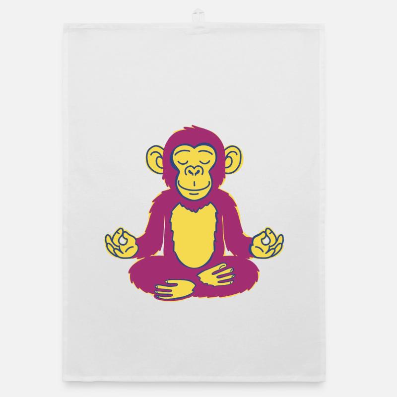 Yoga Monkey Organic dish towel