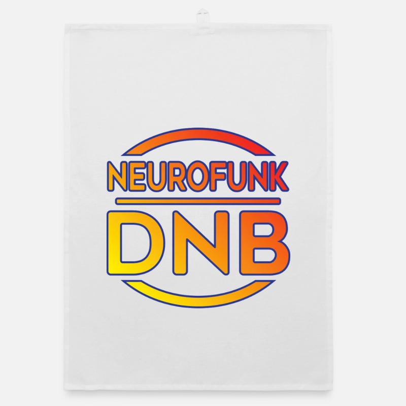 Neurofunk DNB Logo Tee Organic dish towel