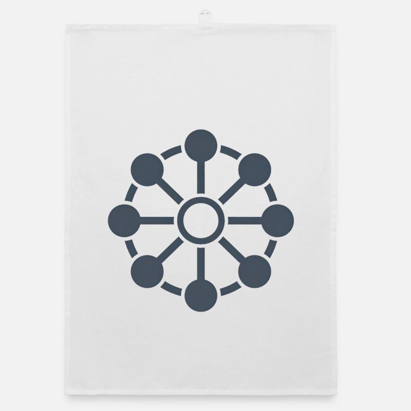 Central network star Organic dish towel