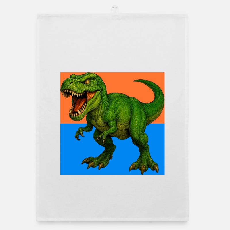 dinosaur Organic dish towel