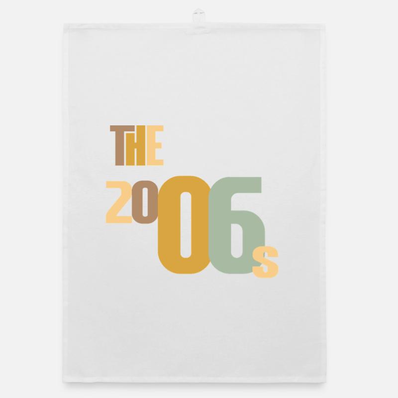 Vintage Year 2006 Birthday 20 Years Gift Idea Organic dish towel