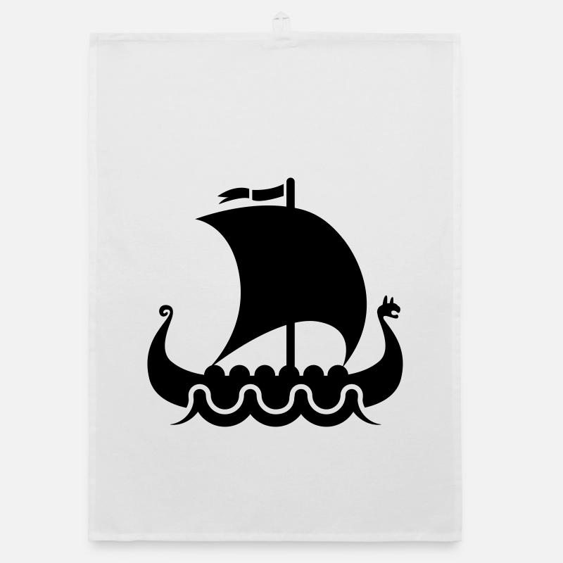 wikinger vikings Organic Geschirrtuch