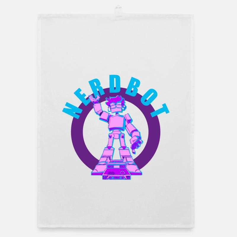 NERDY forever - Nerdbot Torchon bio