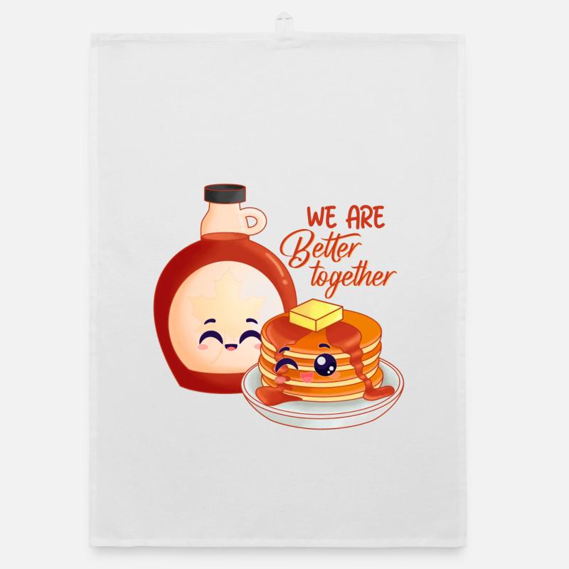 pancake, sirop d'érable, petit déjeuner Torchon bio