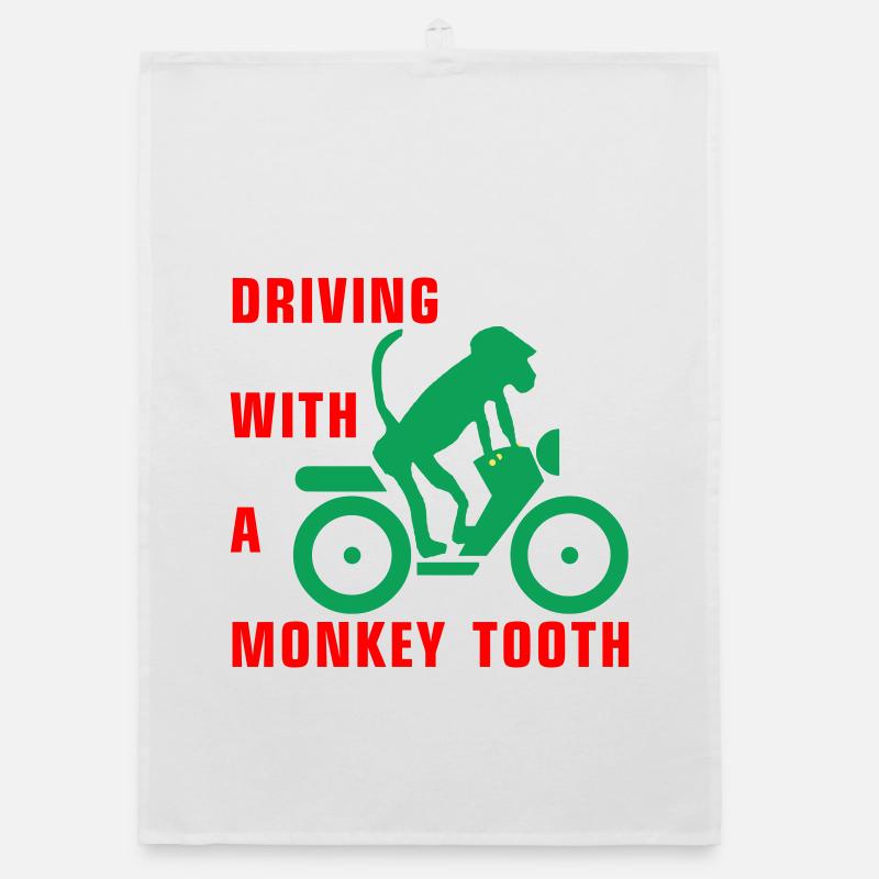 Driving with a monkey tooth - Affenzahn Organic Geschirrtuch