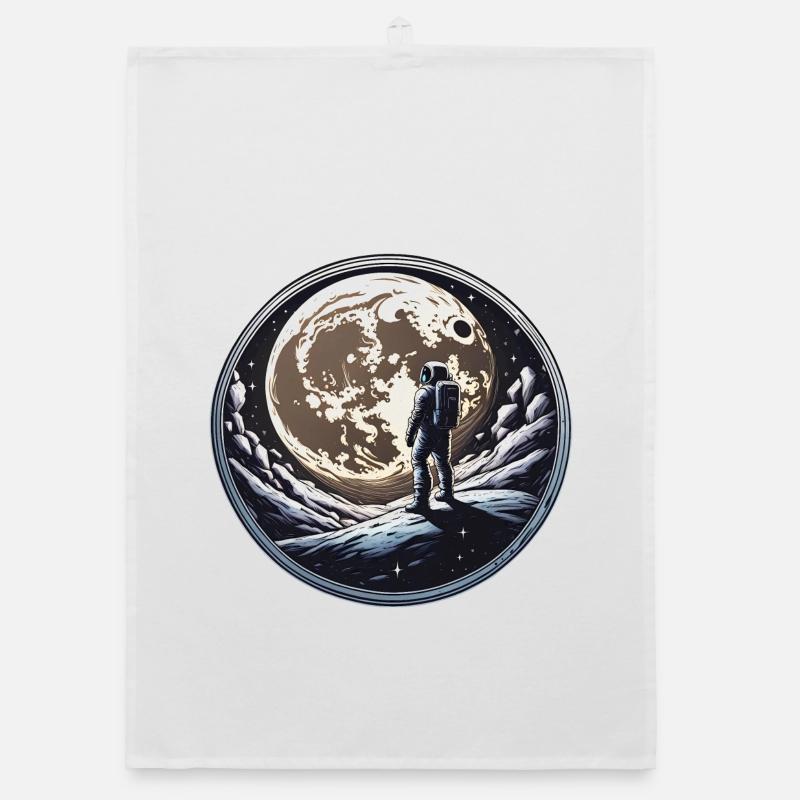 Mond-Mann Organic Geschirrtuch