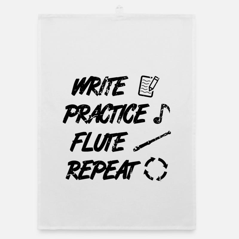 Practice writing Repeat flute Organic dish towel