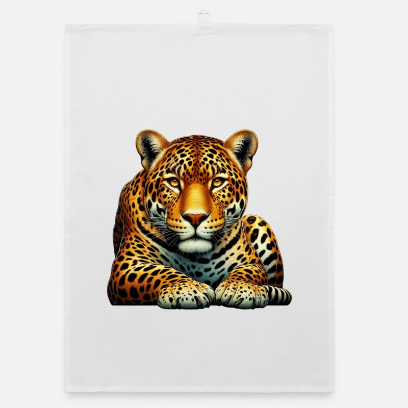 Leopard Organic dish towel