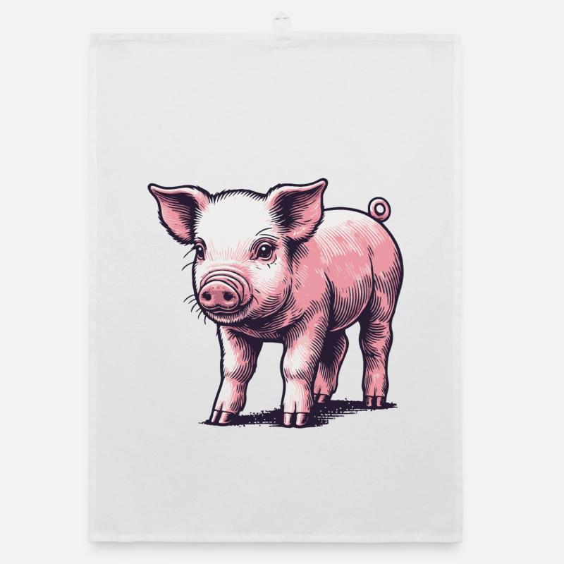 Piglet Organic dish towel