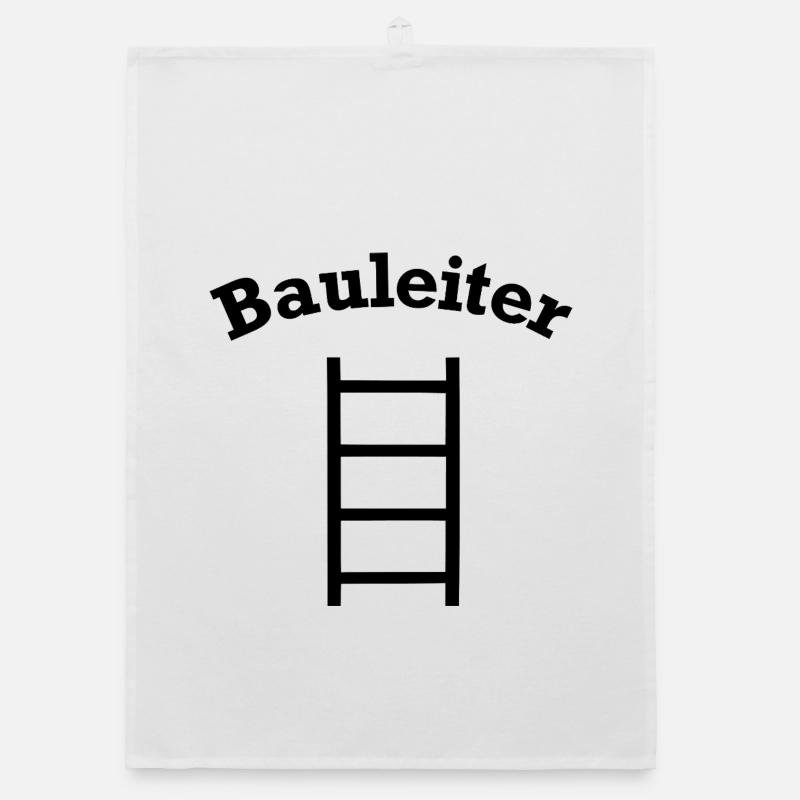 Funny Chef de Construction Design de Chantier Torchon bio