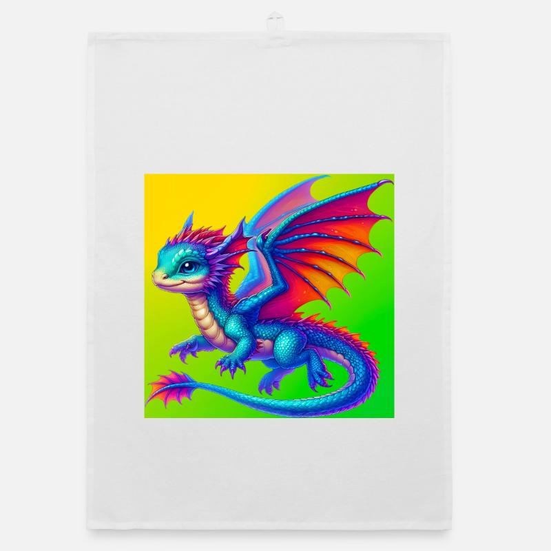 Drache Organic Geschirrtuch