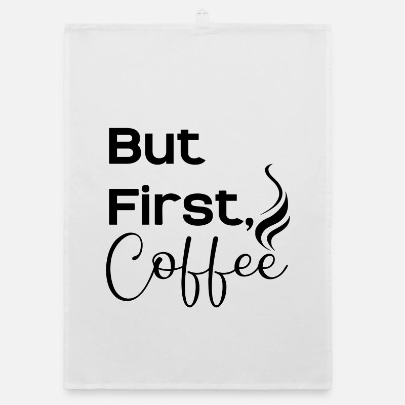 But first caffee Organic Geschirrtuch