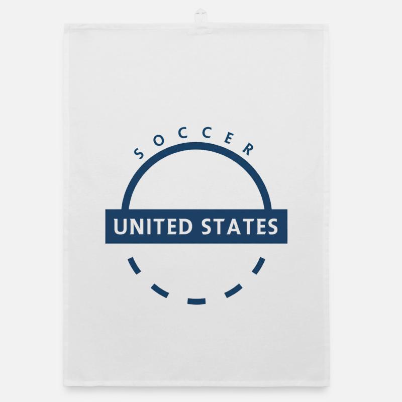 US Soccer Bogenwappen Organic Geschirrtuch