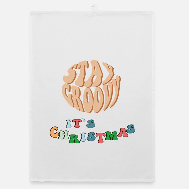 Reste Cool Christmas Torchon bio