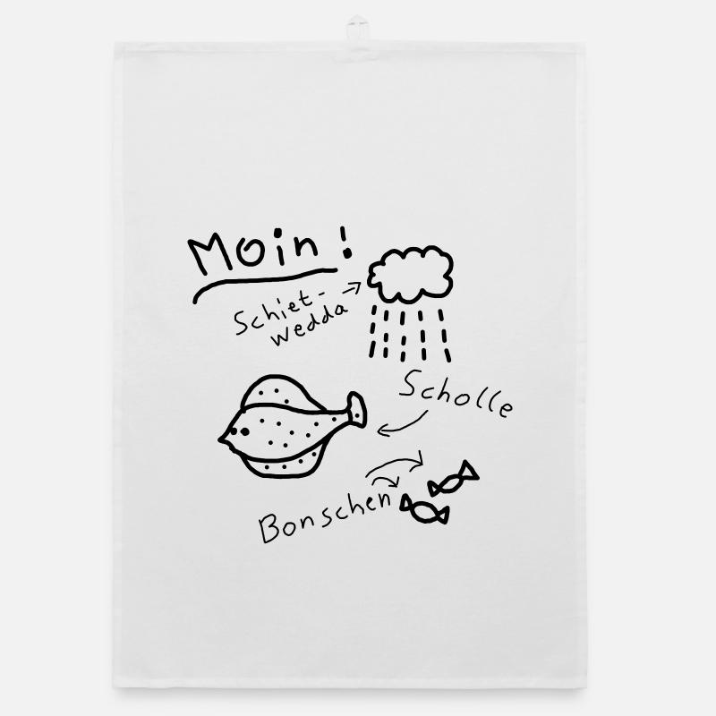 Moin North German Typical Low German Organic dish towel