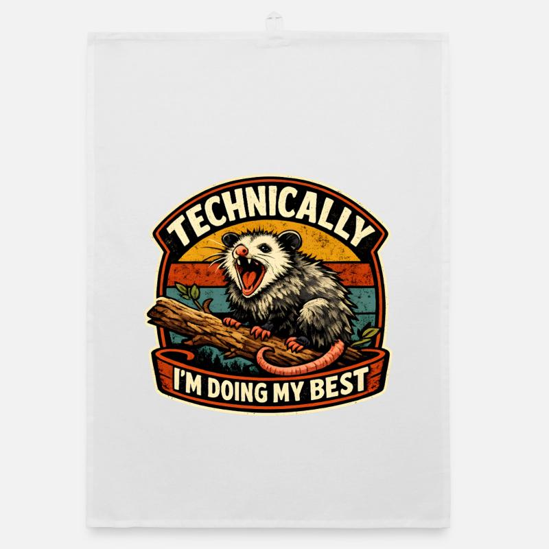 Technisch Mach Mein Bestes Organic Geschirrtuch