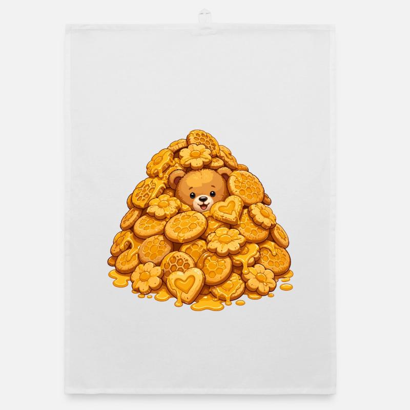 Camp des Ours Biscuits Or Torchon bio