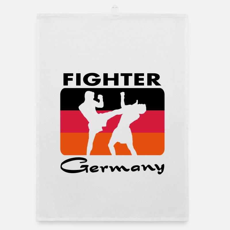 fighter germany Organic Geschirrtuch