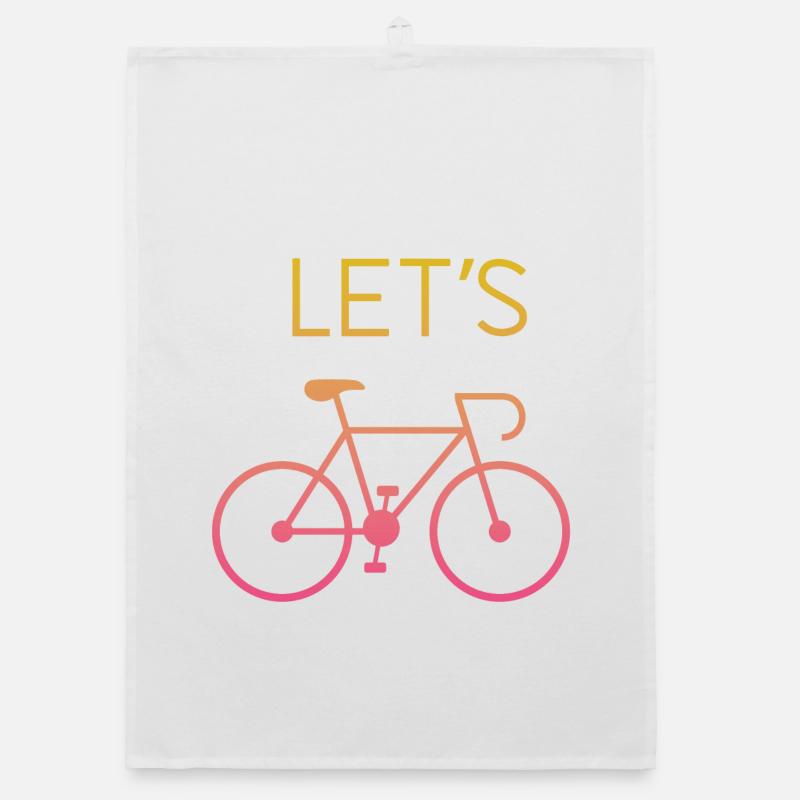 Let's Cycling Organic dish towel