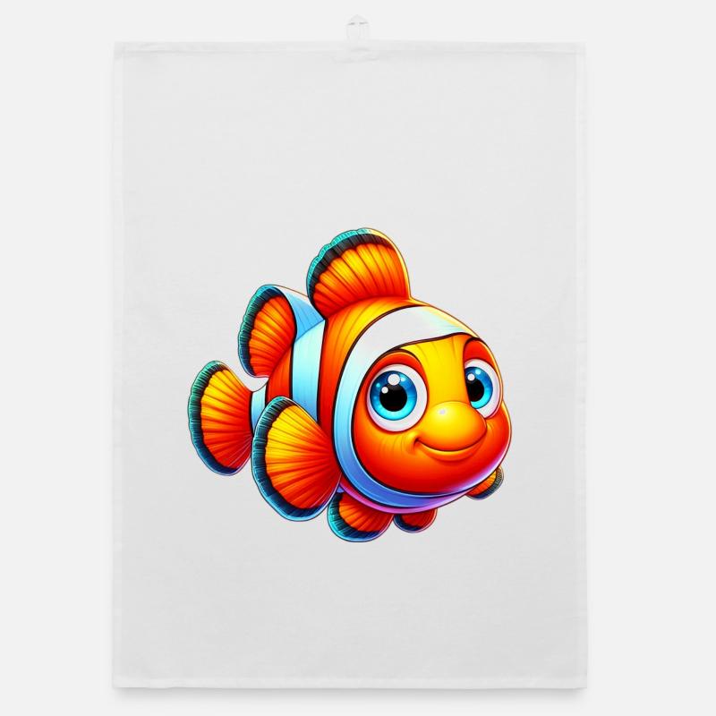 Clownfish Organic dish towel