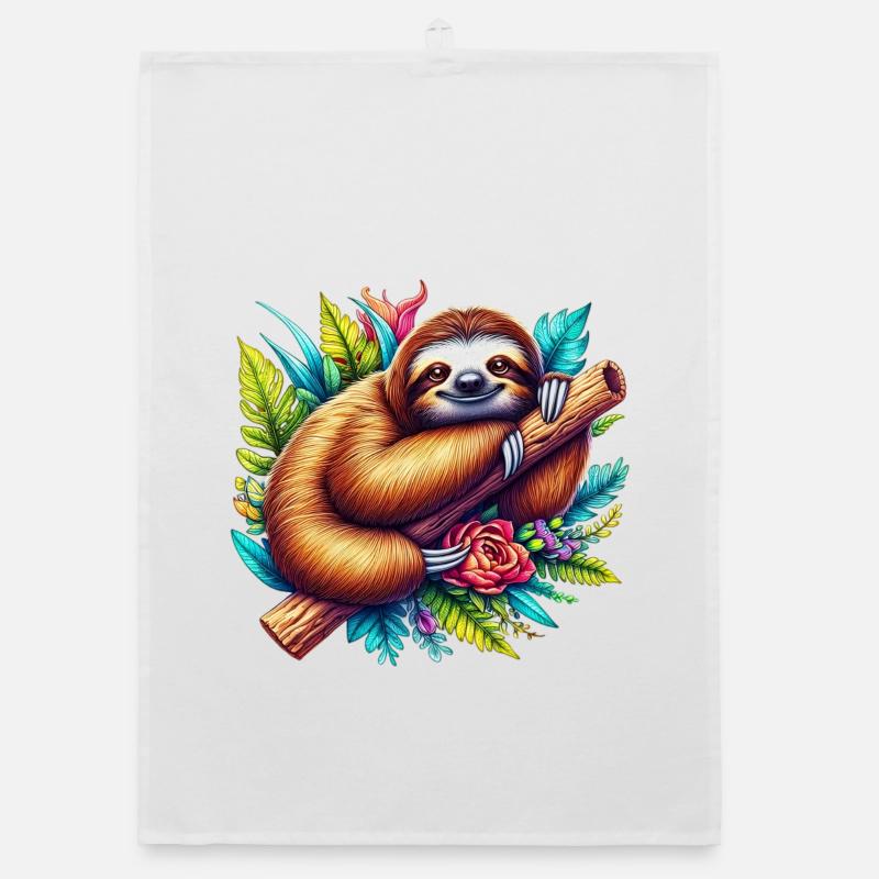 Faultier Organic Geschirrtuch