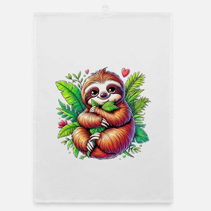 Faultier Organic Geschirrtuch