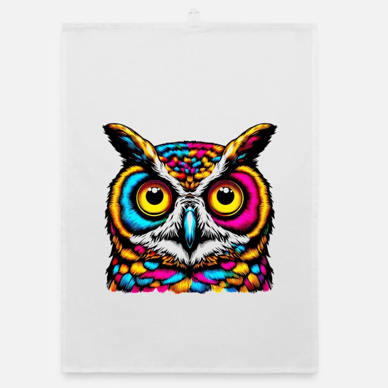 Owl Organic dish towel