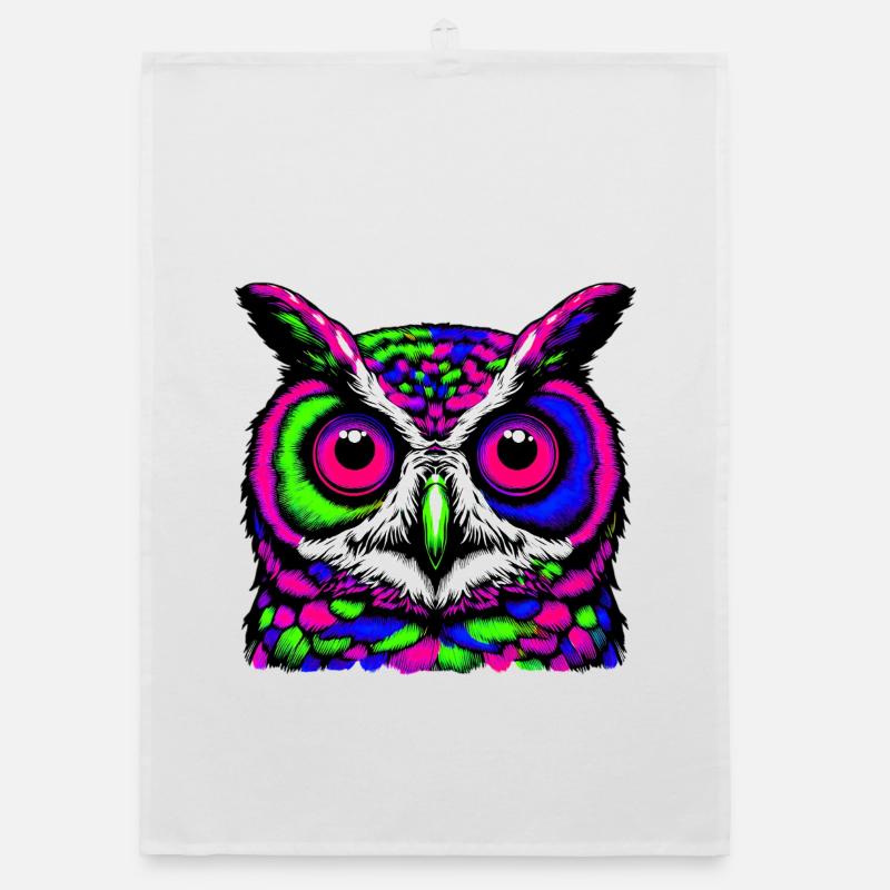 Owl Organic dish towel