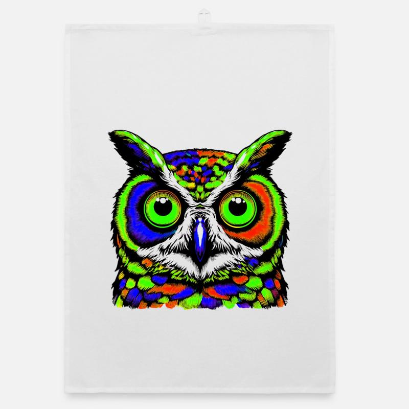 Owl Organic dish towel