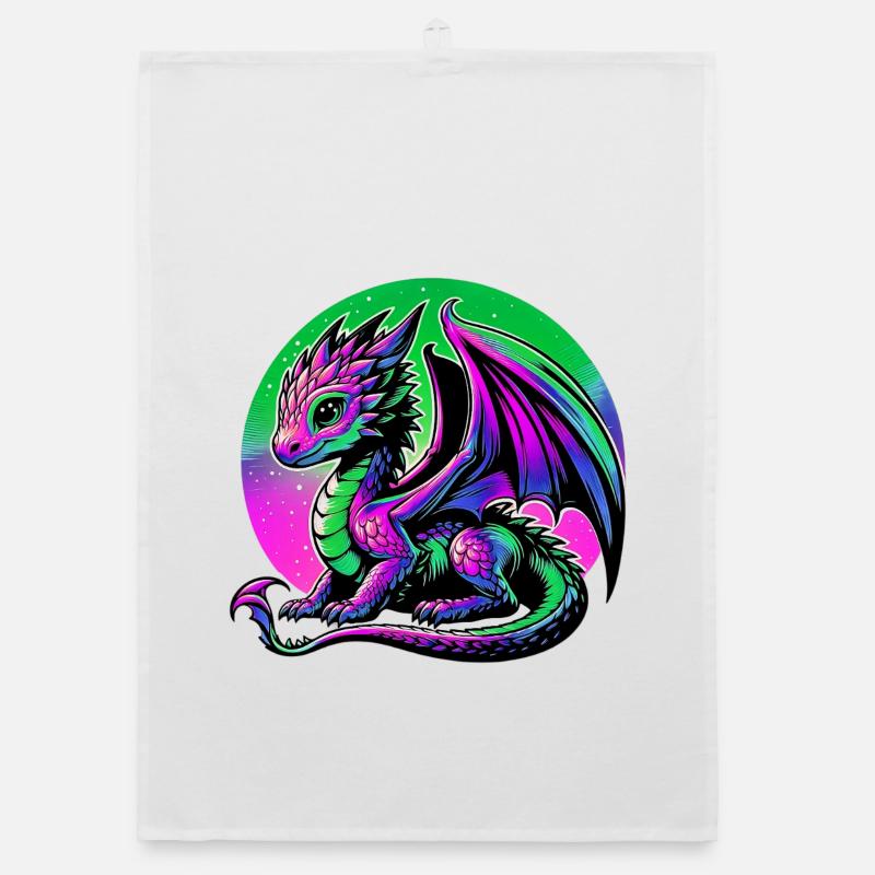 Drache Organic Geschirrtuch