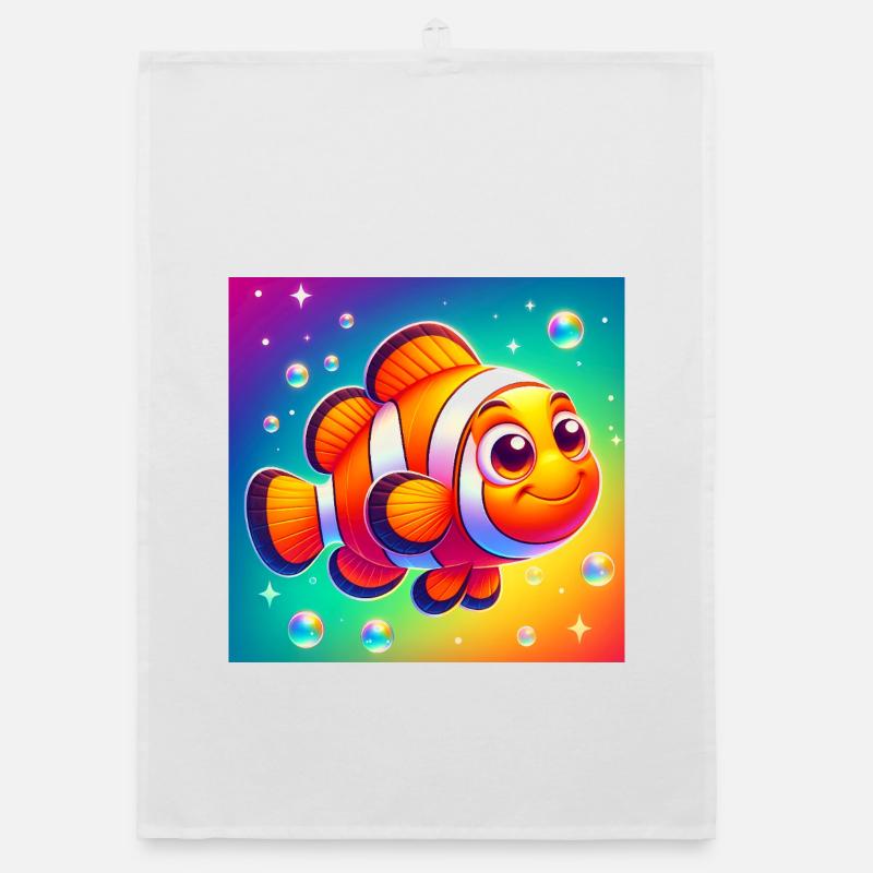 Clownfisch Organic Geschirrtuch