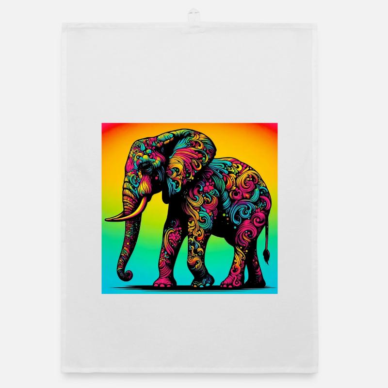 Elefant Organic Geschirrtuch