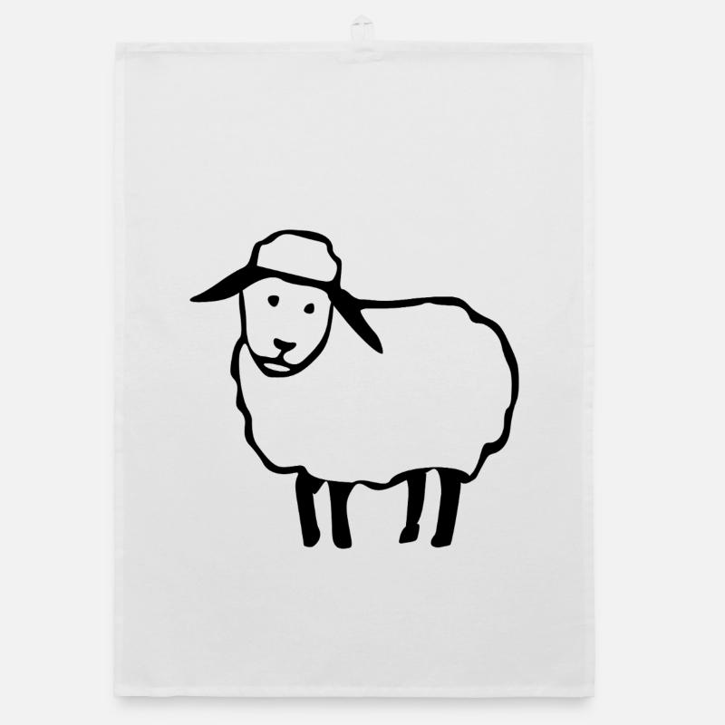 Schaf Organic Geschirrtuch