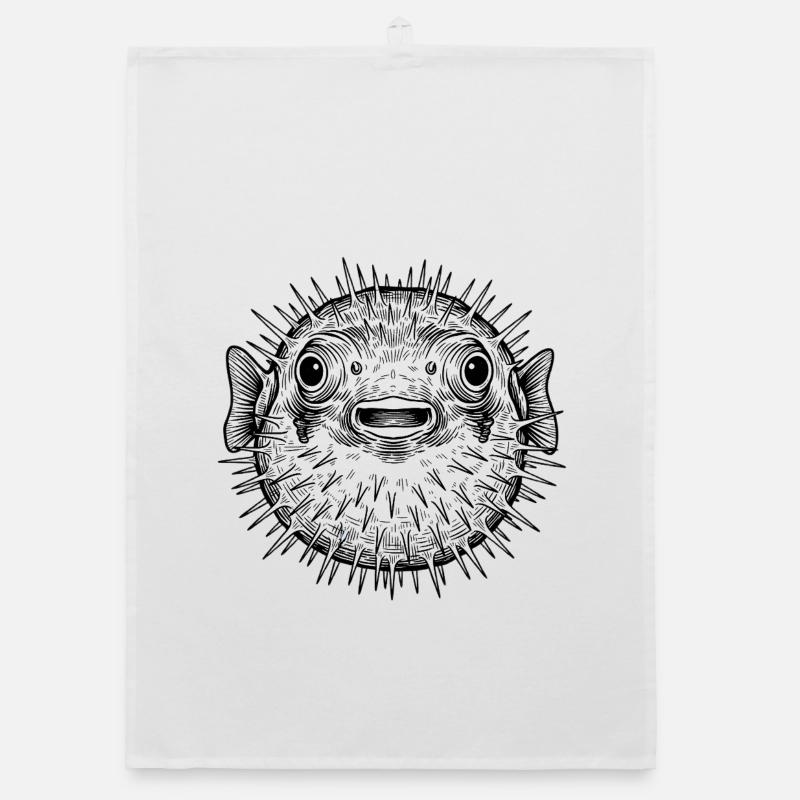Pufferfish Organic dish towel