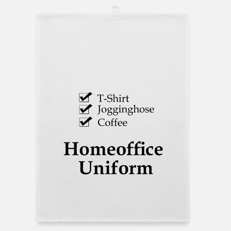 Checkliste_Homeoffice_Uniform_S - Organic dish towel - white