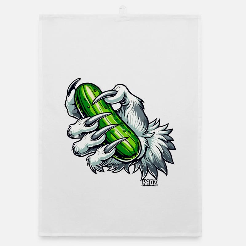 Furry Claw Cucumber Grasp Organic dish towel