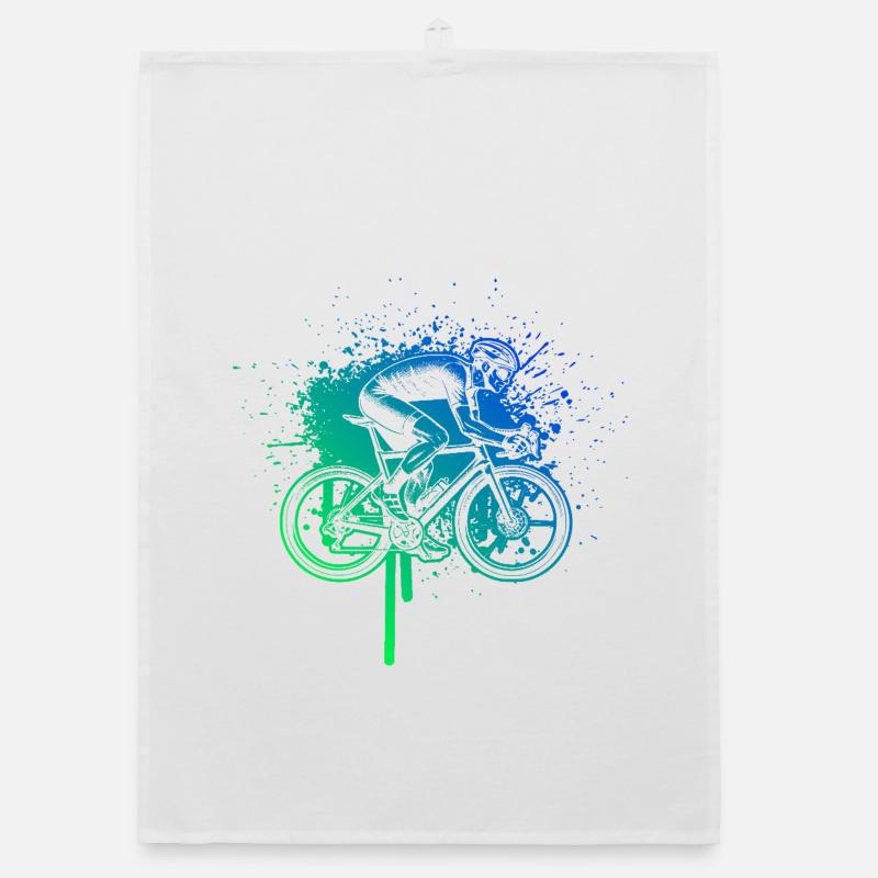 Idée cadeau pour un vélo de route avec vélo de route Torchon bio