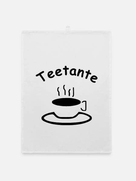 teetante - Organic Geschirrtuch - Weiß - Vorne
