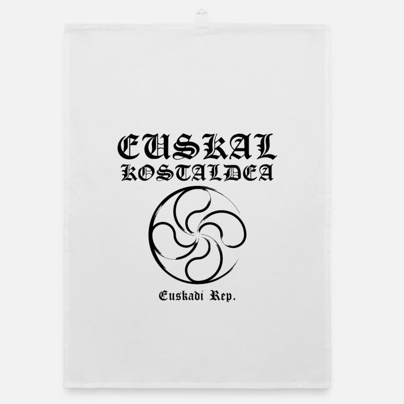 Basque Cross Organic dish towel