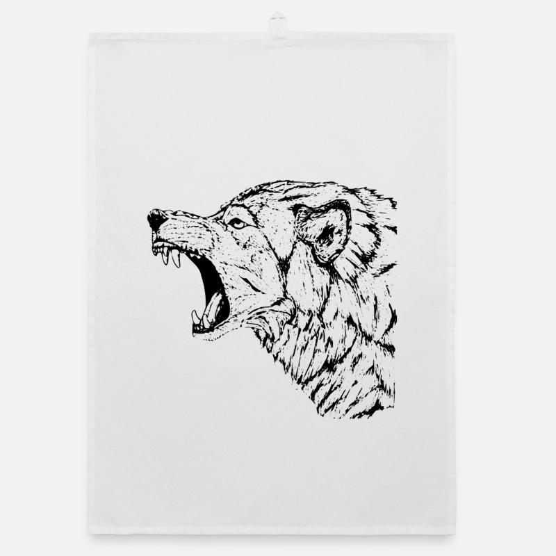 Wolf Organic dish towel