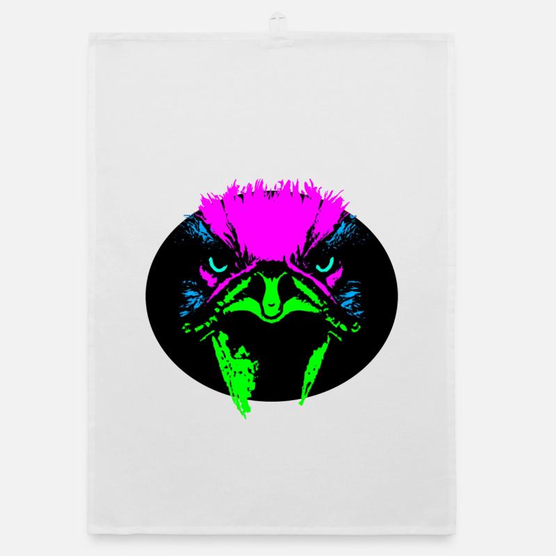 Angry Ostrich Organic dish towel