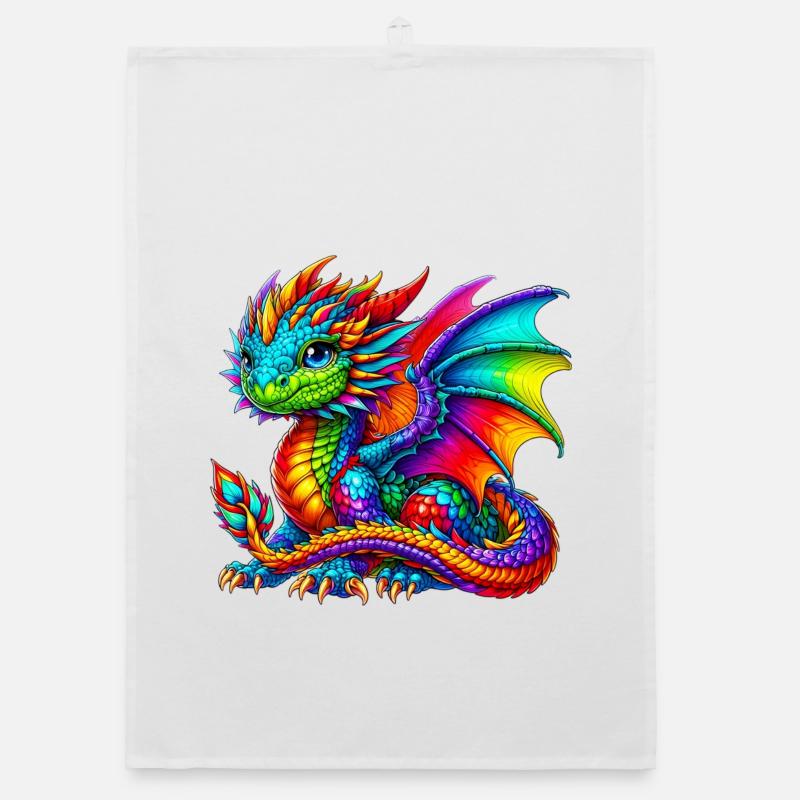 Drache Organic Geschirrtuch