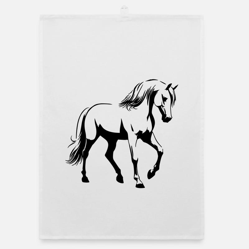 Pferd Araber Organic Geschirrtuch