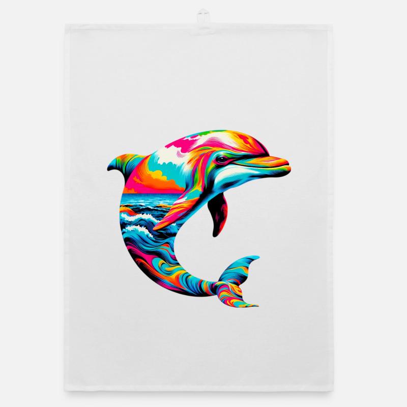 Dolphin Organic dish towel