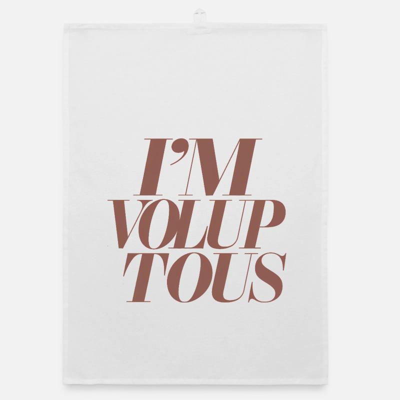 Expressive Affirmation Body Positivity  Organic dish towel