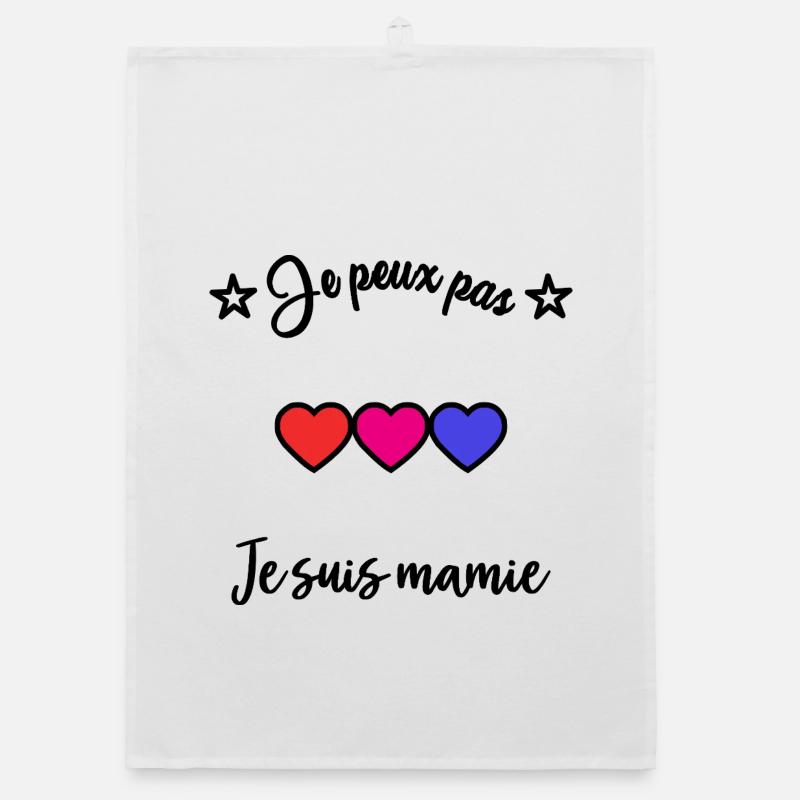 Oma. Mama. Großmutter. Muttertag. Mama Organic Geschirrtuch