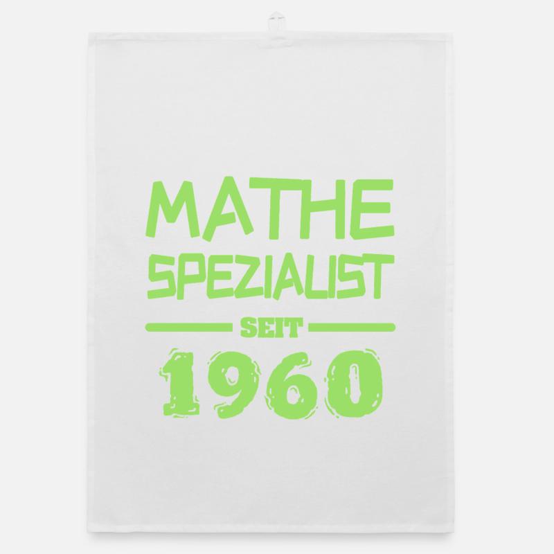 Mathe 1960 Organic Geschirrtuch